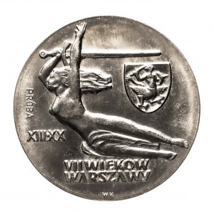 Polen, PRL (1944-1989), 10 Zloty 1965, Nike, Schild, Nickelprobe