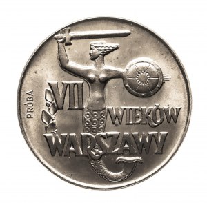 Polen, PRL (1944-1989), 10 Zloty 1965, Syrenka (Meerjungfrau), Kupfer-Nickel-Probe