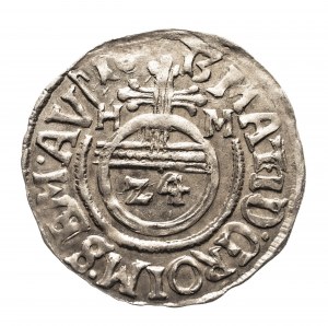 Deutschland, Sachsen-Anhalt, Grafschaft Barba, Wolfgang II (1564-1615), Pfennig 1613 HM