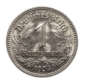 Deutschland, Drittes Reich (1933-1945), 1 Mark 1934 A, Berlin