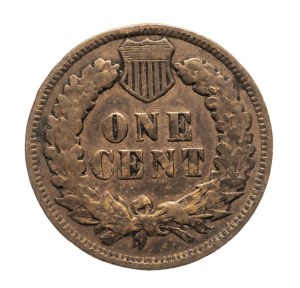 Spojené štáty americké (USA), 1 cent 1907, typ Indian's Head, Philadelphia