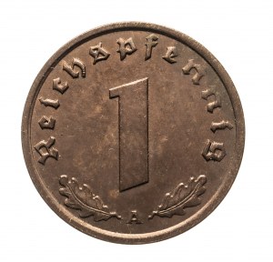 Deutschland, Drittes Reich (1933-1945), 1 Reichspfennig 1940 A, Berlin