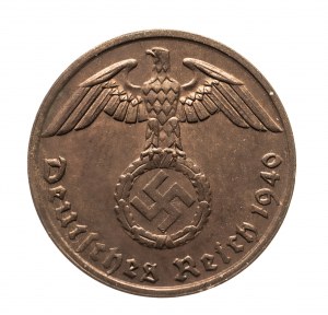 Deutschland, Drittes Reich (1933-1945), 1 Reichspfennig 1940 A, Berlin