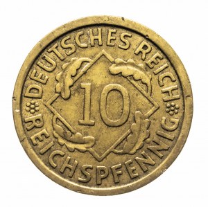 Germany, Weimar Republic (1918-1933), 10 Reichspfennig 1928 A, Berlin