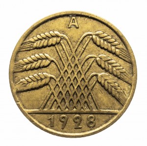 Allemagne, République de Weimar (1918-1933), 10 Reichspfennig 1928 A, Berlin