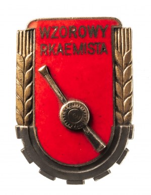 Pologne, République populaire de Pologne (1944-1989), Badge Wzorowy Rkaemista wz.51