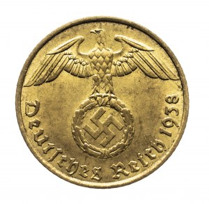 Niemcy, III Rzesza (1933-1945), 5 Reichspfennig 1938 A, Berlin