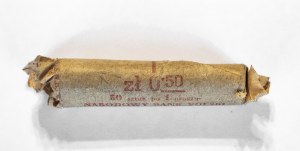 Poland, PRL (1944-1989), bank roll of 1 penny 1949 (50 pcs.)