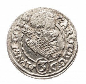 Schlesien, Herzogtum Olesnica, Karl II. (1587-1617), 3 krajcary 1614, Olesnica