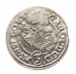 Slesia, Ducato di Olesnica, Carlo II (1587-1617), 3 krajcary 1614, Olesnica