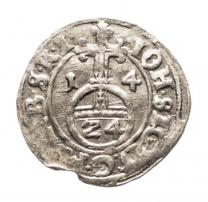 Herzogliches Preußen, Jan Sigismund (1608-1618), Preußischer Pfennig 1614, Drezdenko