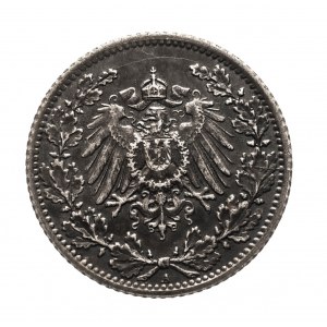 Niemcy, Cesarstwo Niemieckie (1871-1918), 1/2 marki 1919 A, Berlin