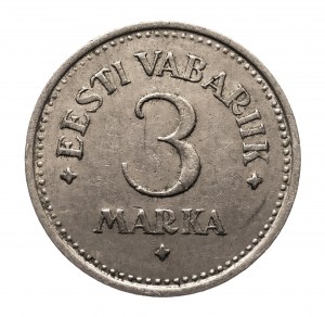 Estonia, First Republic (1922-1927), 3 mark 1922, Berlin