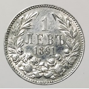 Bułgaria, Ferdynand I, 1 lew 1891, Kremnica (1)
