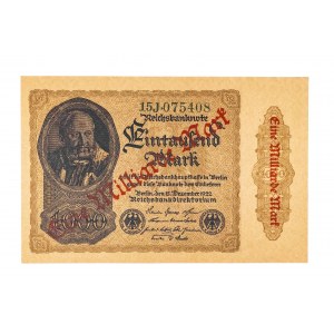 Niemcy, 1000 marek 1922 (Miliard Marek).