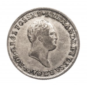 Królewstwo Polskie, Aleksander I (1801-1825), 1 złoty 1824 I.B., Warszaw rzadki rocznika