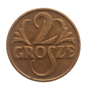 Polska, II Rzeczpospolita (1918-1939), 2 grosze 1935, Warszawa