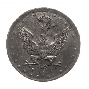 Królestwo Polskie, 5 fenigów 1918, Stuttgart