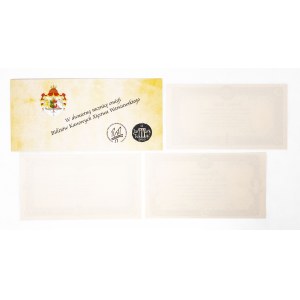 Polska, zestaw 3 bonów, Biletów Kasowych Księstwa Warszawskiego, Jarmark Tumski, Płock 2010