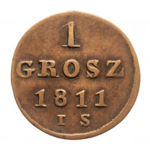 Księstwo Warszawskie, 1 grosz 1811 I.S., Warszawa