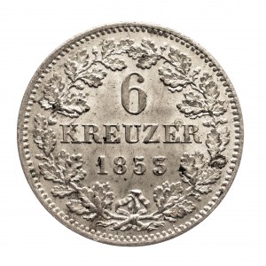Niemcy, Bawaria, Maksymilian II, 6 krajcarów 1653, Mannheim