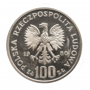 Polska, PRL (1944-1989), 100 złotych 1980, Ochrona Środowiska - Głuszec