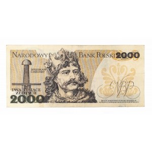 Polska, PRL (1944-1989), 2000 ZŁOTYCH 1.06.1979, seria AU