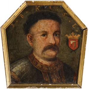 PORTRET TRUMIENNY SZLACHCICA HERBU TOPÓR, Polska, XVII/XVIII w.