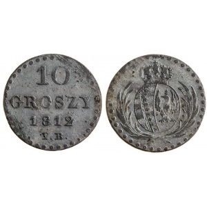 Księstwo Warszawskie, 10 Groszy 1812