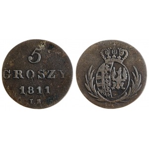 Księstwo Warszawskie, 5 Groszy 1811