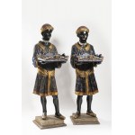 Pair of two statues