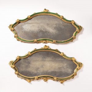 Pair of Venetian Wall Mirrors, 18th Century