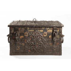 German Iron Chest, 16th Century