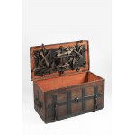 Painted Iron Chest, 17th Century