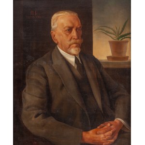 Jerzy Hoppen (1891 Kowno - 1969 Toruń), Portret ojca, 1926
