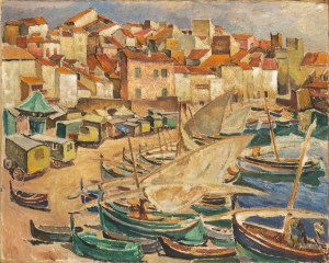 Maria Melania Mutermilch Mela Muter (1876 Warszawa - 1967 Paryż), Widok portu w Collioure, około1925