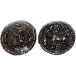 Ancient Greece Tetradrachm 480 - 475 BC, Syracuze (Sicily)