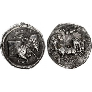 Ancient Greece Tetradrachm 415 - 405 BC, Gela