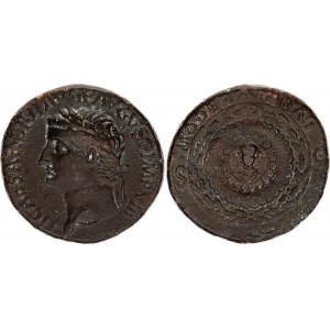 Roman Empire Dupondius 16 - 22 AD, Tiberius
