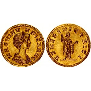 Roman Empire Aureus 283 AD Magnia Urbica