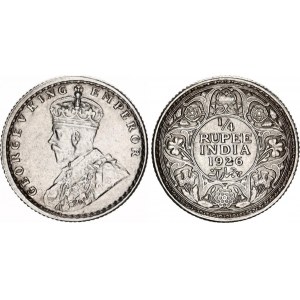 British India 1/4 Rupee 1926 C