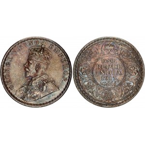 British India 1 Rupee 1913