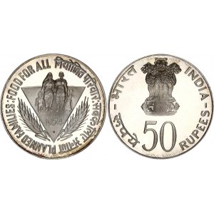 India 50 Rupees 1974 B