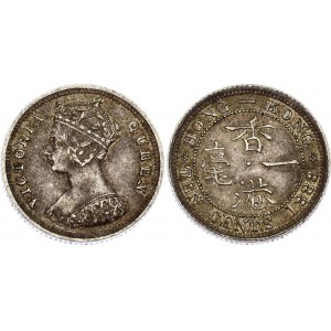 Hong Kong 10 Cents 1888