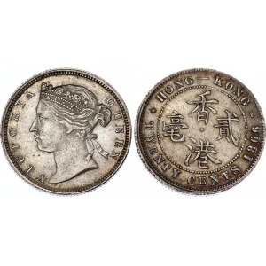 Hong Kong 20 Cents 1866