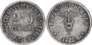 Philippines 20 Centavos 1920