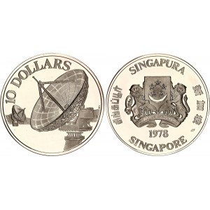 Singapore 10 Dollars 1978 SM