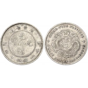 China Kwangtung 20 Cents 1890 - 1908 (ND)