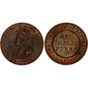 Australia 1/2 Penny 1911