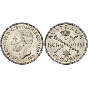 Australia 1 Florin 1951